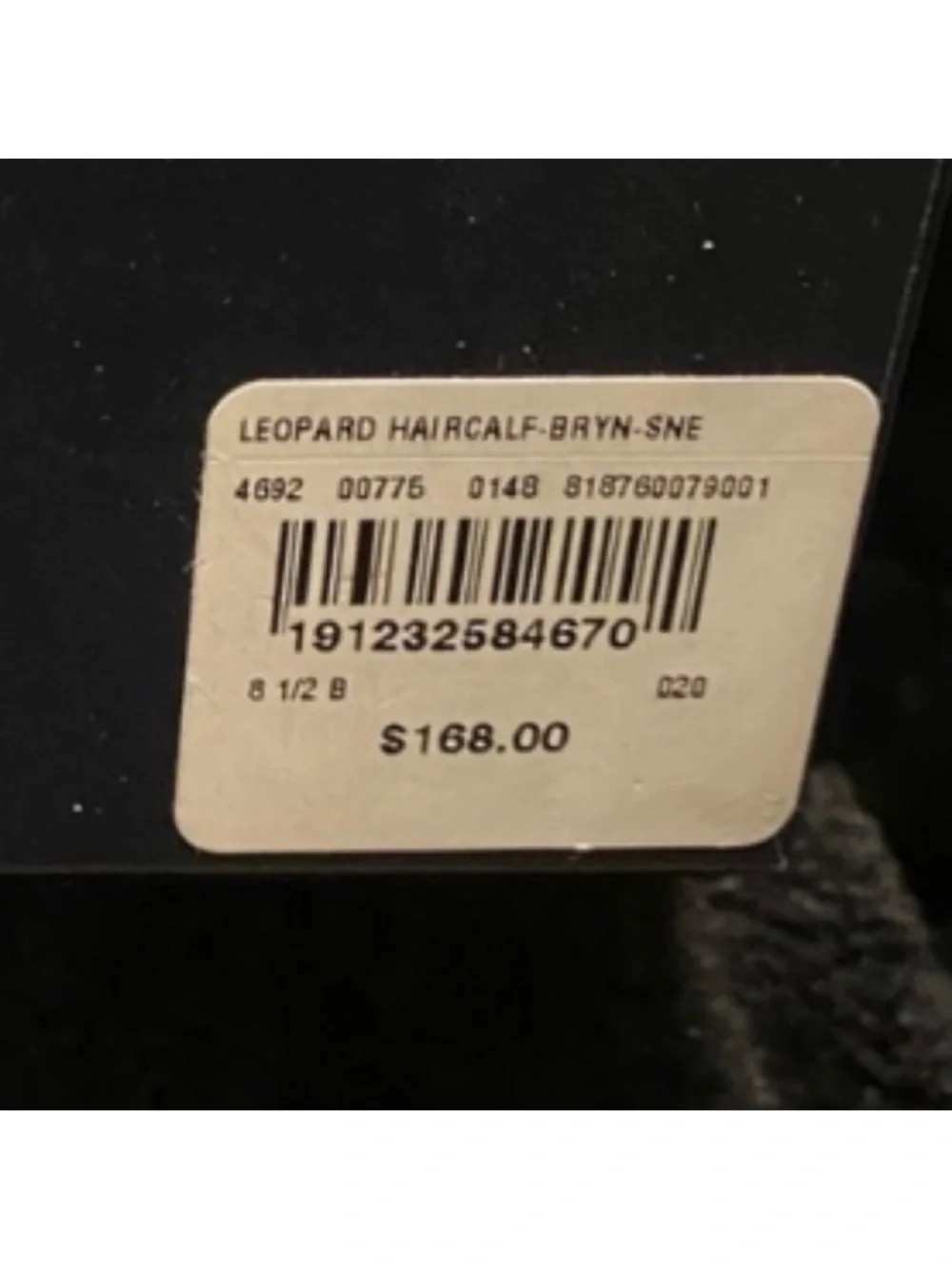 Polo Ralph Lauren Leopard Calf hair  Print Sneaker -Made in France